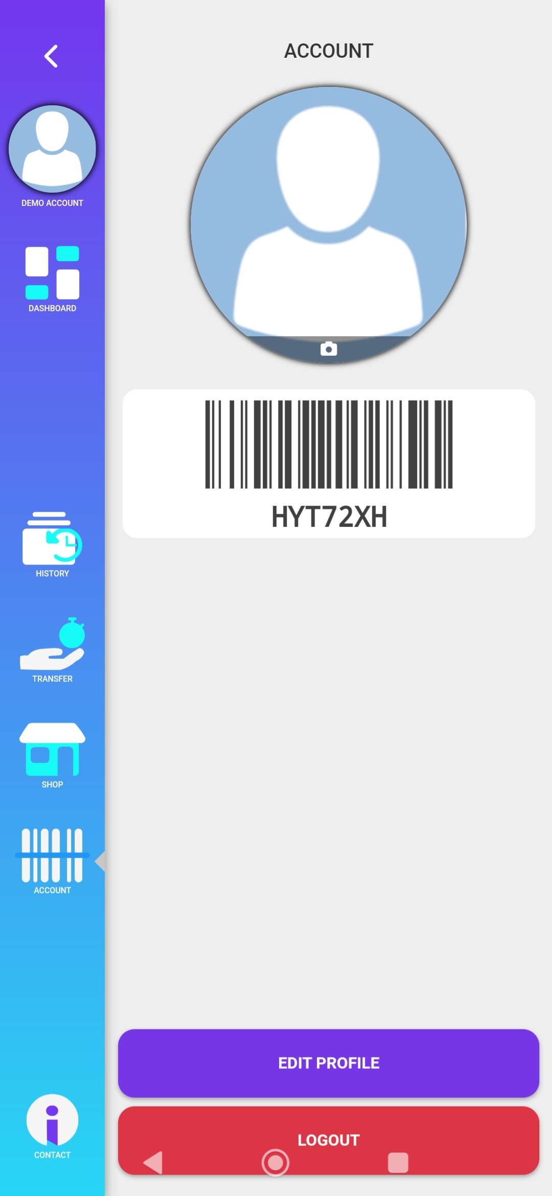 Salon POS system interface